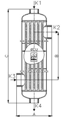 Теплообмінник для басейнів Secespol B45, 3/4 ", 1" (0170-0001) 0170-0001 фото