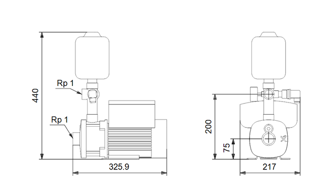 Установка підвищення тиску Grundfos CMBE 3-30I-U-C-C-D-A (98374700) 98374700 фото