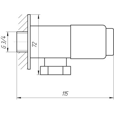 Кран дозатор для унітазу Tremolada-472 ТREMO-472 фото