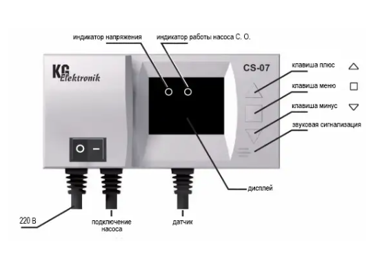 Регулятор температури KG Elektronik CS-07C CS-07C фото