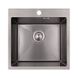 Кухонна мийка IMPERIAL D5050BL PVD black Handmade 2,7/1,0 мм (IMPD5050BLPVDH10) IMPD5050BLPVDH10 фото 1