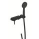 Настінний змішувач для душу DEVIT LAGUNA з душовим набором, чорний матовий 84126110B фото 1