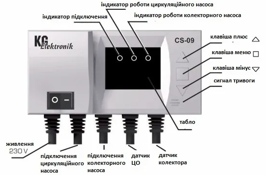 Регулятор температури KG Elektronik CS-09 CS-09 фото