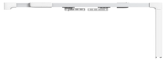Розумний карніз для штор з ZigBee управлінням Tervix Pro Line ZigBee Curtain, довжина 2 м (454122) 454122 фото