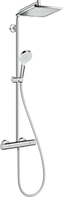 Душова система з термостатом Hansgrohe Crometta E 240 1jet Showerpipe (27281000) 27633000 фото