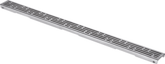 Декоративная решетка TECEdrainline "basic", нержавеющая сталь, для душевого канала, прямая, сатин (600711) 600711 фото