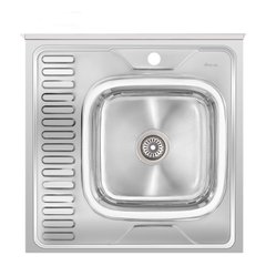 Кухонна мийка IMPERIAL 6060-R Polish 0,6 мм (IMP606060R06POL) IMP6060R06POL фото