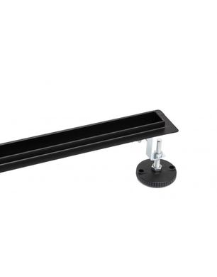 Щелевой черный трап для душа Epelli Slim Nero 70 см из нержавеющей стали с поворотным сифоном (SLMB-700) SLMB-700 фото