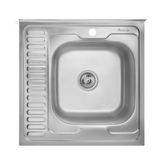 Кухонна мийка IMPERIAL 6060-R Satin 0,6 мм (IMP6060R06SAT) IMP6060R06SAT фото