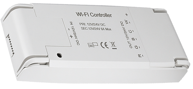 Регулятор для LED стрічки RGBCW WiFi Controller (434421) 434421 фото