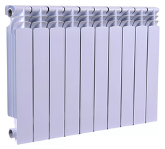 Алюминиевый радиатор ALLtermo UNO 500/80 (2 секции) U500/2 фото