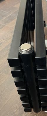 Дизайнерский трубчатый радиатор Quantum 2 H-405 мм, L-1600 мм Betatherm BQH 2160/10 9005M 34 фото