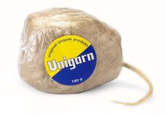 Льон сантехнічний (клоччя) Unigarn (від Unipak) 100 гр. моток в упаковці. (1500900) 1500900 фото