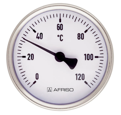Біметалічний термометр акс. BiTh ST 63/40 mm 0/120°C AFRISO 63801 фото
