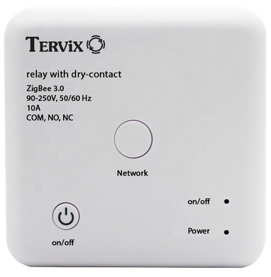 Умный переключатель Tervix Pro Line ZigBee Dry Contact On/Off (реле с "сухим" контактом) 431181 фото