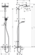 Душова система з термостатом HANSGROHE CROMETTA S 240 1jet Showerpipe (27298000) C02594I фото 5