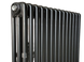 Трубчатый радиатор DeLonghi Multicolumn H = 570, 3-12 секций (боковое 1/2") RAL9005МATT 0Q1030570120000RAL9005М фото 2