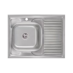 Кухонна мийка IMPERIAL 6080-L Decor 0,8 мм (IMP6080LDEC) IMP6080LDEC фото