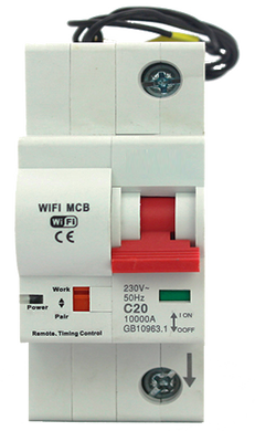 Умный автоматический выключатель Tervix Pro Line WiFi Circuit Breaker, 16A (439461) 439461 фото
