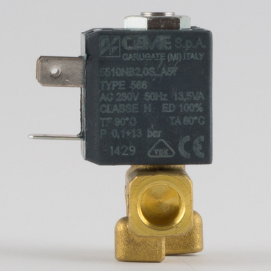 Клапан електромагнітний CEME 5510 (NC) 1/8" Kv 0,09 м³/год 5510NB20SA57 фото