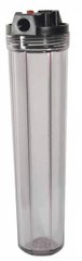 Прозрачный натрубный корпус фильтра Aquafilter WF-34C-L/FHPRC-L, с резьб. 3/4", клапаном FHPRC-L фото