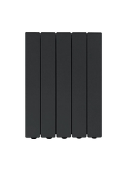 Радиатор отопления алюминиевый Fondital BLITZ SUPER B4 BLACK COFFEE 500/100 (8 секций) VC053V03408 фото
