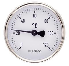 Термометр накладний з кріпильною пружиною Ø80 0/120°С AFRISO 63821 фото