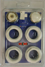 Монтажний комплект для алюмінієвого радіатора RM 1"х½"  0010283 фото