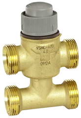 Трехходовой регулирующий клапан с байпасом DN20 Honeywell Kvs 4.0 м3/ч (VSMF-420-4.0) VSMF-420-4.0 фото