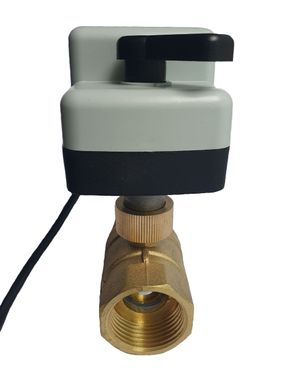2-ходовой шаровой клапан н/о 1 1/4" DN32 с самообратным электроприводом Tervix Pro Line ZERG (205142) 205142 фото