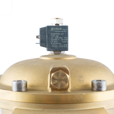 Клапан электромагнитный CEME 8720 (NO) 2 1/2" Kv 63 м³/ч 8720NT650S4A7 фото