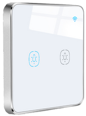 Розумний сенсорний вимикач Tervix Pro Line ZigBee Touch Switch (2 клавіші), без нуля (433131) 433131 фото