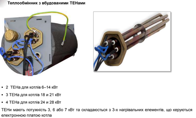 Електричний котел Protherm Ray (Скат) 21KE/14 (7+7+7 кВт) з шиною eBus (0010023675) 0010023675 фото