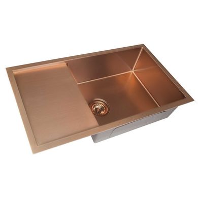 Кухонная мойка IMPERIAL D7844BR PVD bronze Handmade 3,0/1,2 мм (IMPD7844BRPVDH12) IMPD7844BRPVDH12 фото