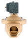 Клапан электромагнитный CEME 8616 (NC) 1" Kv 9,6 м³/ч 8616NN250SBDF фото 1