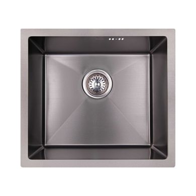 Кухонна мийка IMPERIAL D4843BL PVD black Handmade 2,7/1,0 мм (IMPD4843BLPVDH10) IMPD4843BLPVDH10 фото