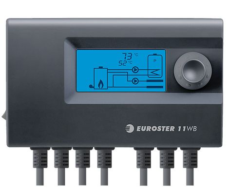 Контроллер для твердотопливных котлов с баком ГВС EUROSTER 11WB 11WB фото