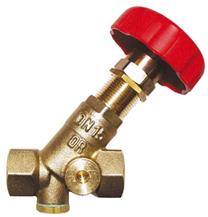 Ручний балансувальний клапан HERZ STROMAX 4117 MR, з заглушених отворами DN15 (1411721) 1411721 фото