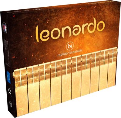 Биметаллический радиатор Leonardo 500/100 10 секций  0097865 фото