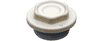 Заглушка для алюмінієвого радіатора права різьба RM 1" (46005) 0010294 фото