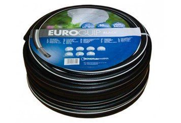 Шланг садовий для поливу 3/4", 50 м Tecnotubi Euro Guip Black Presto-PS(EGB 3/4 50) EGB 3/4 50 фото