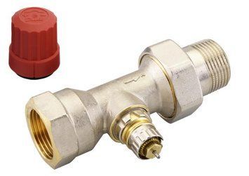 Клапан RA-N 25 прямий Danfoss, для двотрубної системи опалення (нікель) (013G0038) 013G0038 фото