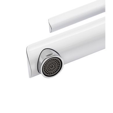 Змішувач для раковини Qtap Grand, Білий (QTGRAWCR001F) QTGRAWCR001F фото