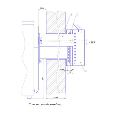 Газовый парапетный котел TERMOBAR КС-ГС-7 7 кВт, одноконтурный, Eurosit 630 (57500522) 57500522 фото