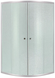 Душевая кабина Latwa SC90x90.SAT.HIGH.FR полукруглая, стекло Frost 4 мм + Душевой поддон KAPIELKA ST90x90x41, с панелью Lidz (LLSC9090SATHIGHFR2SET) LLSC9090SATHIGHFR2SET фото 2
