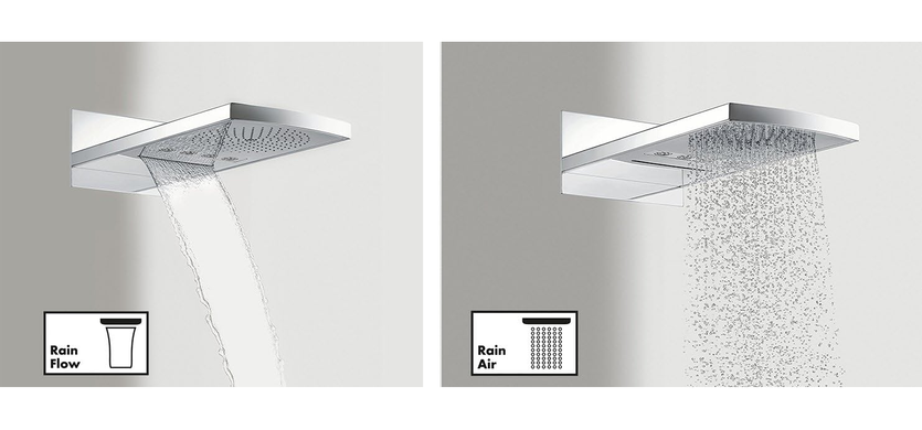 Верхний душ Hansgrohe Raindance Rainfall, 2 режимы струи, хром (28433000) 28433000 фото