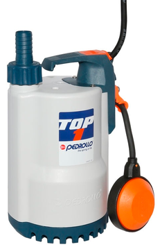 Дренажний насос Pedrollo TOP 1, 9.6 м&sup3;/год, 7 м, 0.25 кВт, з поплавковим вимикачем (48TOP11A1) 48TOP11A1 фото