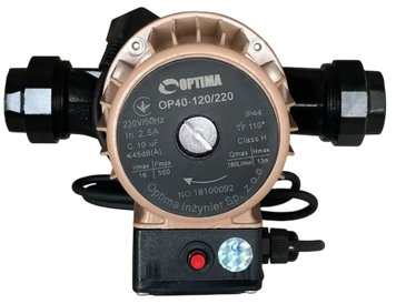Насос циркуляционный Optima OP40-120 220мм + гайки + кабель с вилкой (OP40-120-220) OP40-120-220 фото