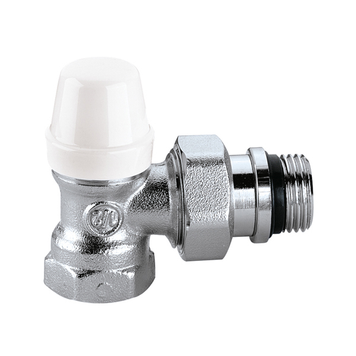 Кран радіаторний 1/2" CALEFFI відсікаючий кутовий (431402) 431402 фото