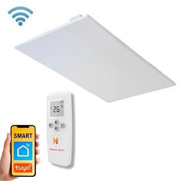 Інфрачервоний обігрівач HSteel ISHC 4080 W Wi-Fi 350 Вт, 400х800х14, white, стельовий (ISHС4080WWIFI) ISHС4080WWIFI фото